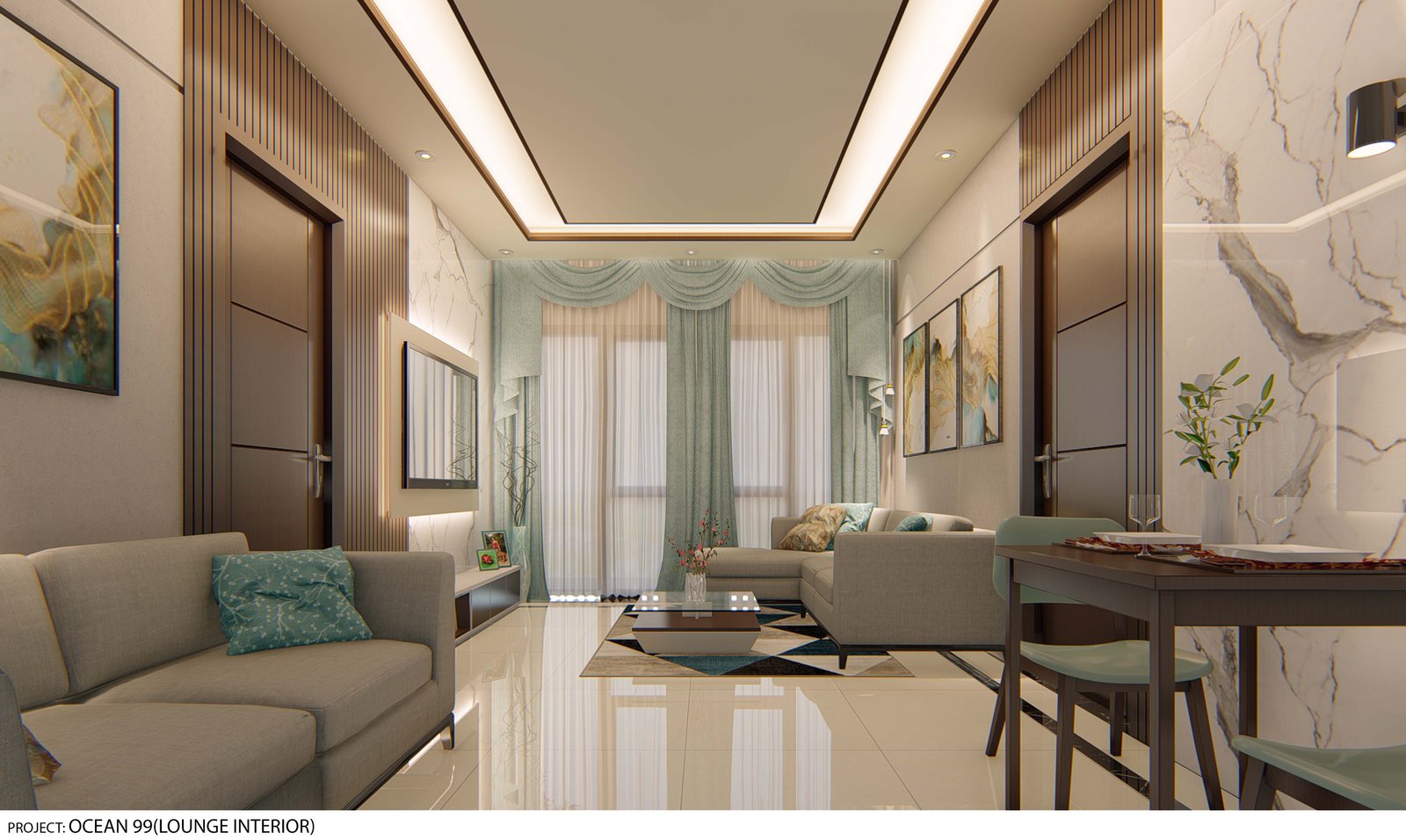 Ocean 99 resident lounge interior
